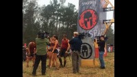 Charleston Warriors Crossing the finish line at NBC's Episode 4 - Spartan Ultimate Team Challenge - Spartan vs. Ninja -  with Orla Walsh, Adam Von Ins, Stephanie Keenan, Steve Siraco and Elea Fauchero