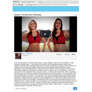 LoopLR.com  features Stepahine Keenan & Elea Faucheron in NBC Spartan Official Trailer